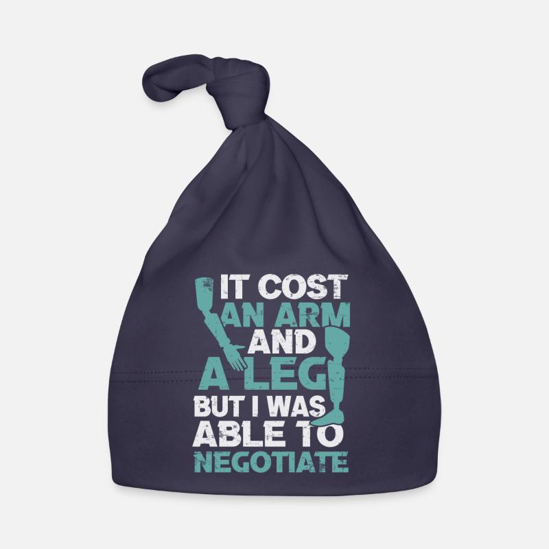 Amputee Humor amputee funny Organic Baby Cap