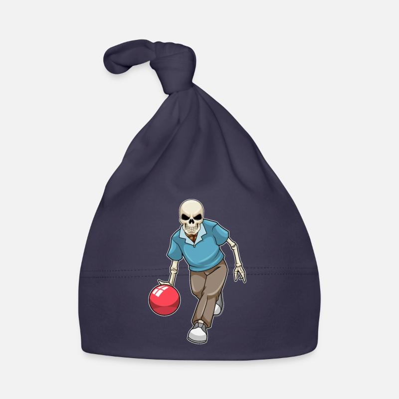 Skelett Bowling Bowlingkugel Baby Bio-Mütze
