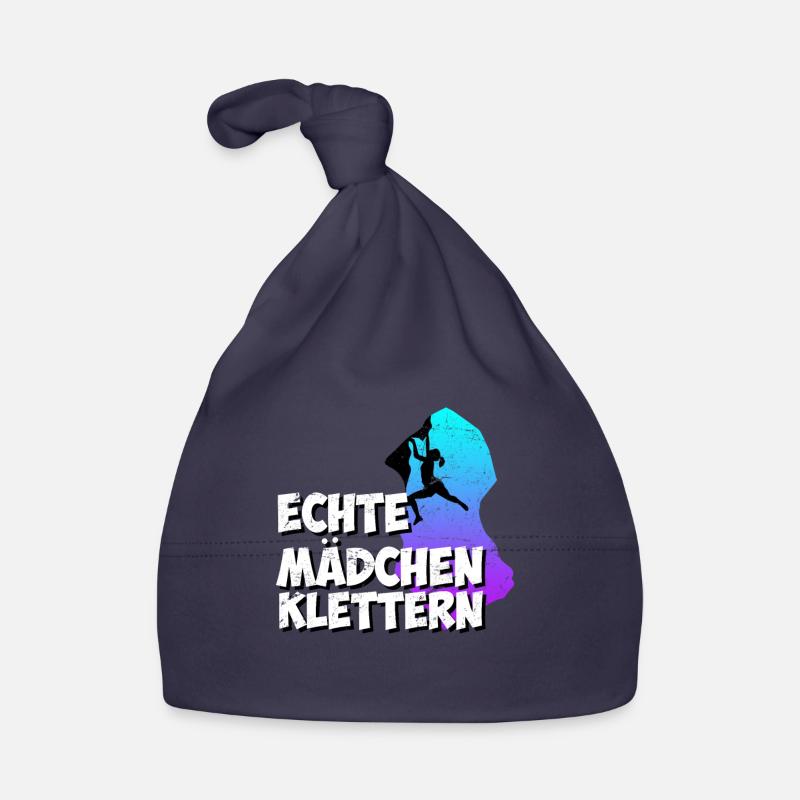 Echte Mädchen Klettern Baby Bio-Mütze