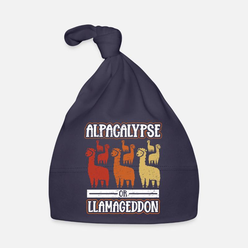 Lama Alpacalypse ou Llamageddon Bonnet bio Bébé
