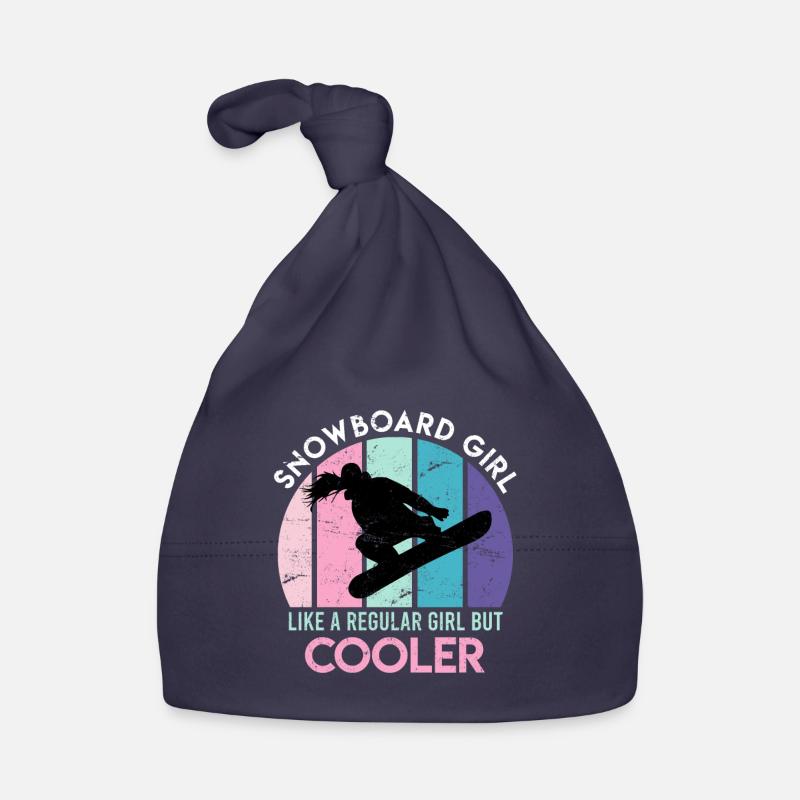 Snowboardeuse Snowboard Girl much plus cool Bonnet bio Bébé
