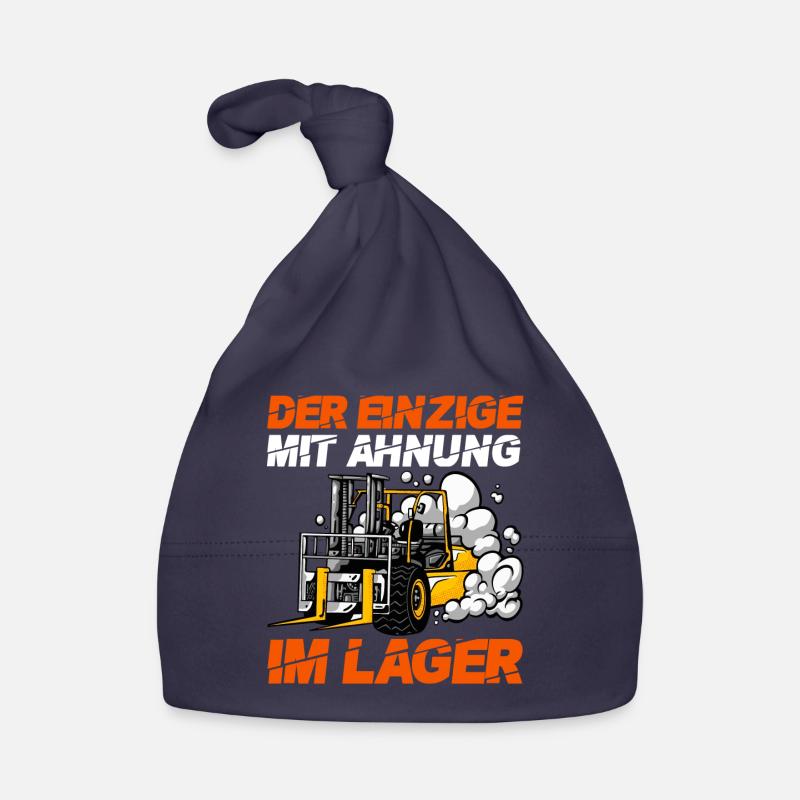 Logistik Lager Gabelstaplerfahrer Staplerfahrer Baby Bio-Mütze