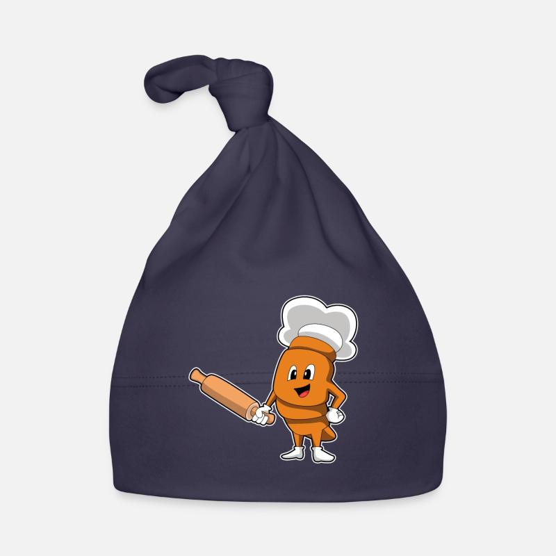 Brot Bäcker Nudelholz Backen Baby Bio-Mütze
