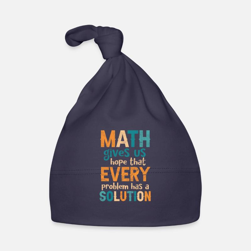 Math Teacher Math Math Teacher Gift Organic Baby Cap