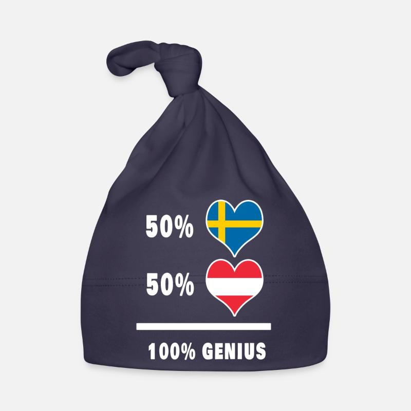 Sweden and Austria genius / gift Organic Baby Cap