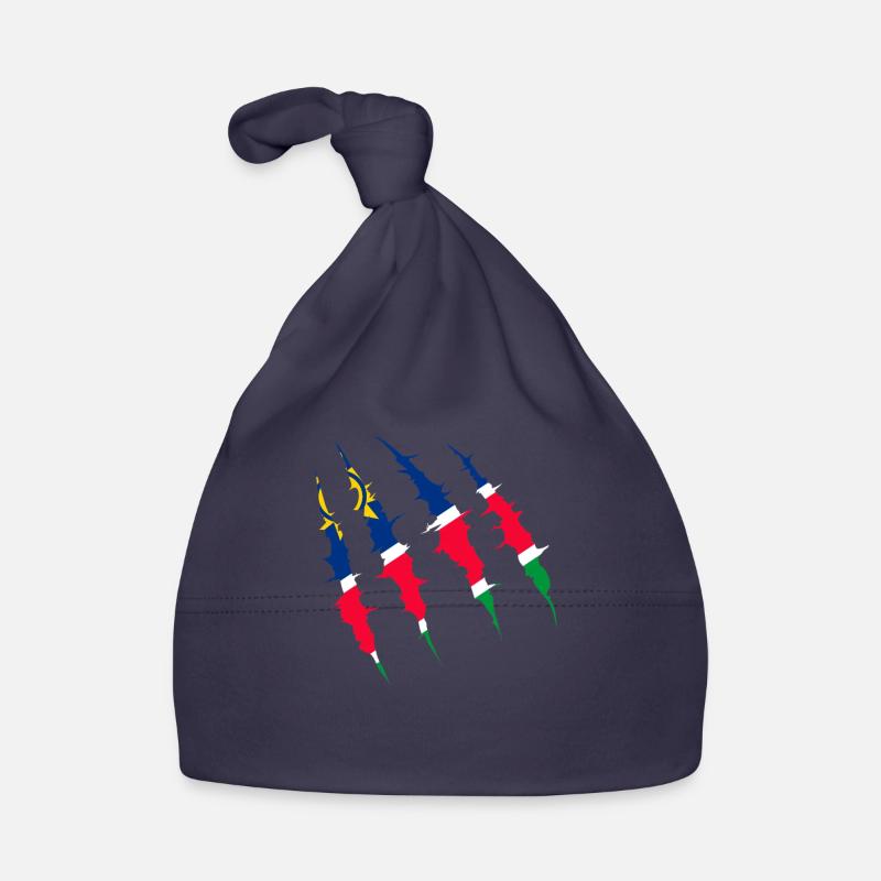 Namibie - Bonnet bio Bébé - marine
