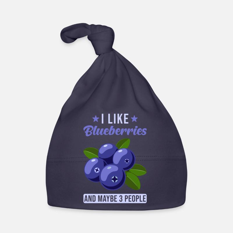 Blaubeeren - Baby Bio-Mütze - Navy
