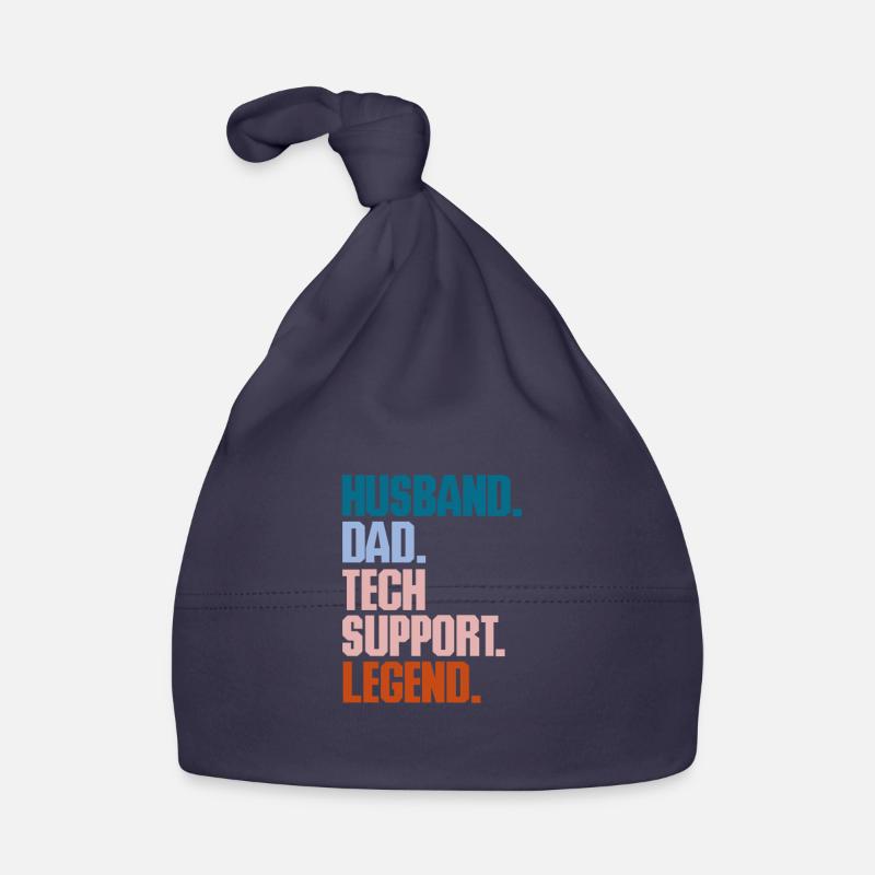 Support technique Computer It Admin Cadeau Bonnet bio Bébé