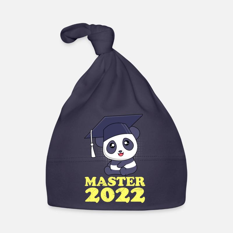 Master 2022 Panda Master Abschluss Baby Bio-Mütze