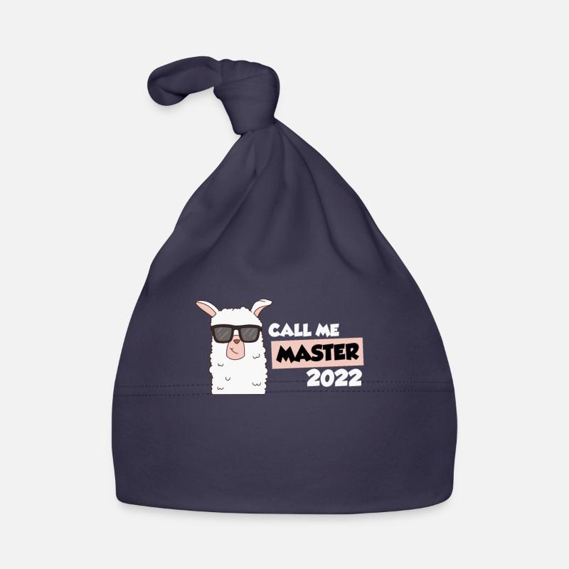 Master 2022 Call me Master Degree Organic Baby Cap