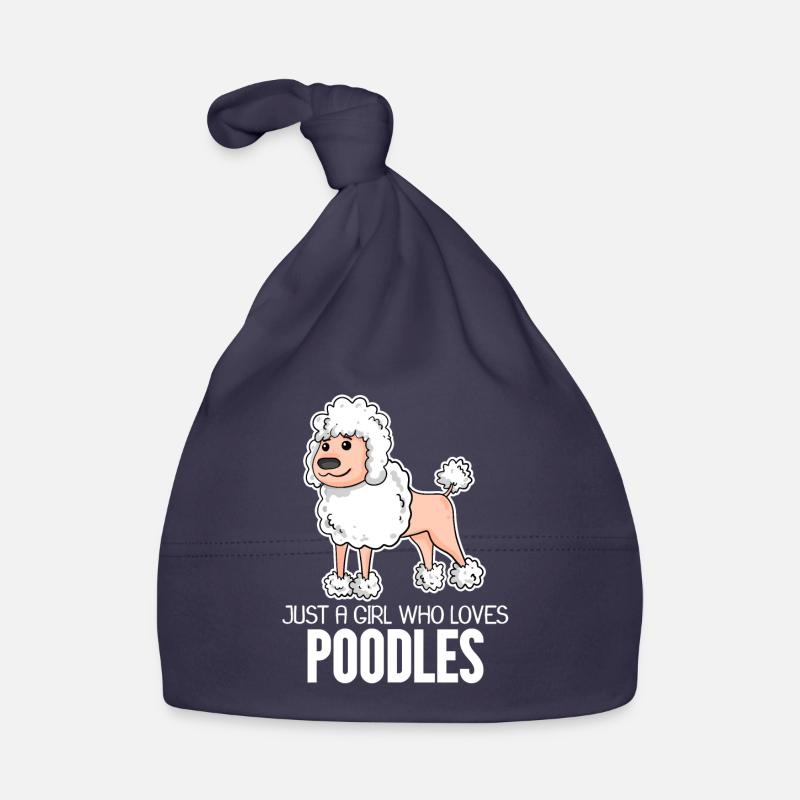 Poodle Dog Organic Baby Cap
