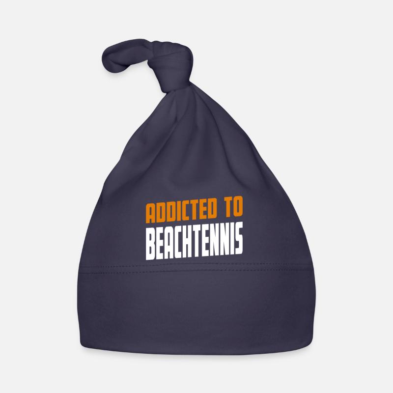 Addicted To Beach Tennis Beach Tennis Present Organic Baby Cap
