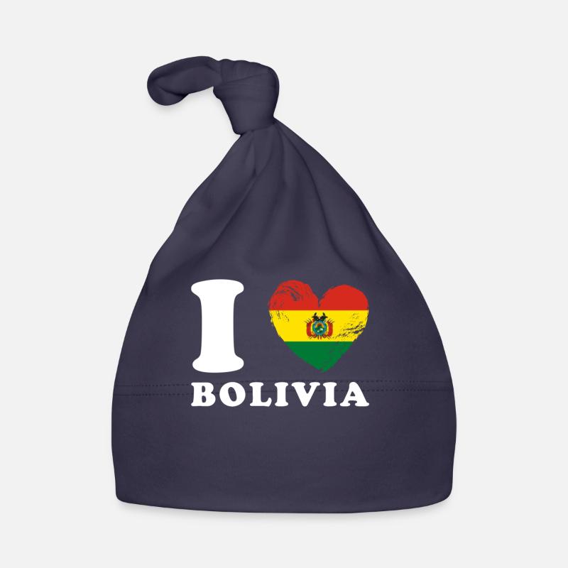 I love Bolivia Organic Baby Cap