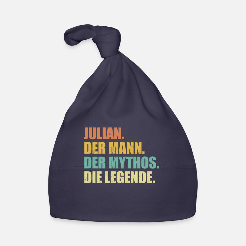 Julian Name Mythos Legende Spruch Geschenk Baby Bio-Mütze