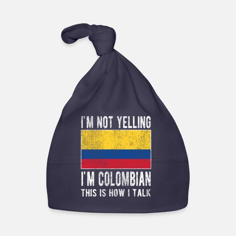 Colombie Colombie Drapeau colombien Bonnet bio Bébé