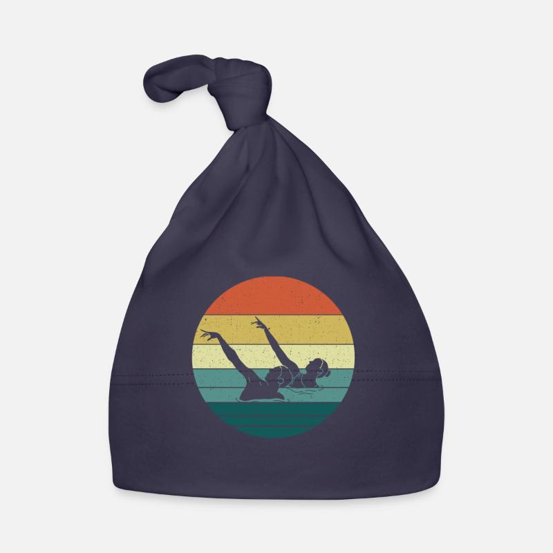 Synchronschwimmen - Baby Bio-Mütze - Navy