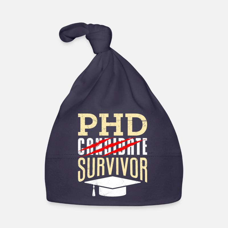 phd Survivor doctoral thesis passed doctorate Organic Baby Cap