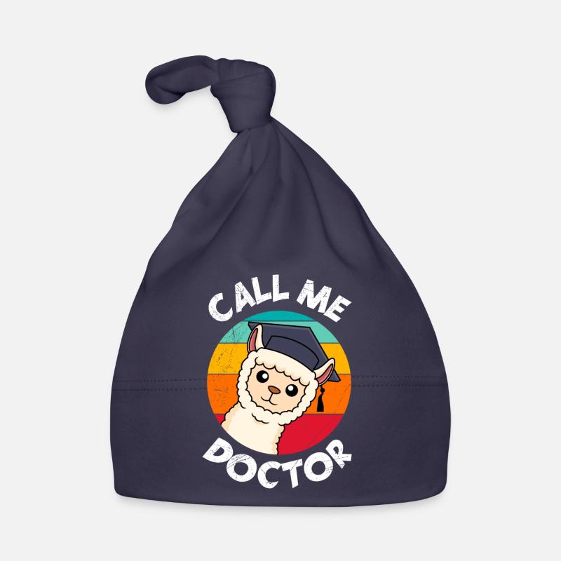 Call me Doktor Promotion Doktorarbeit Dissertation Baby Bio-Mütze