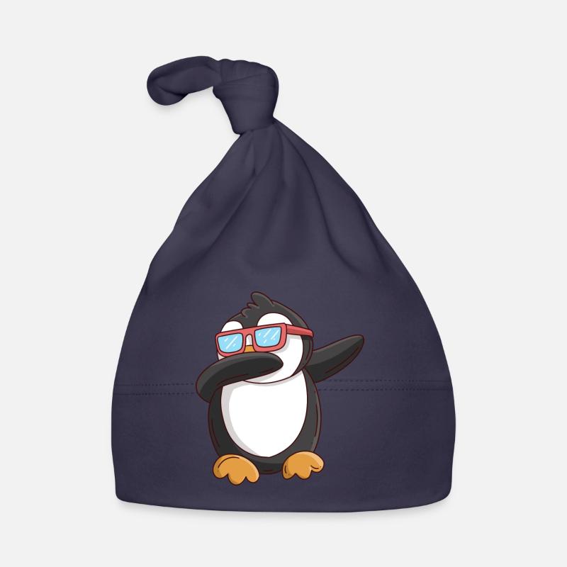 Dabbing Penguin Kids Organic Baby Cap