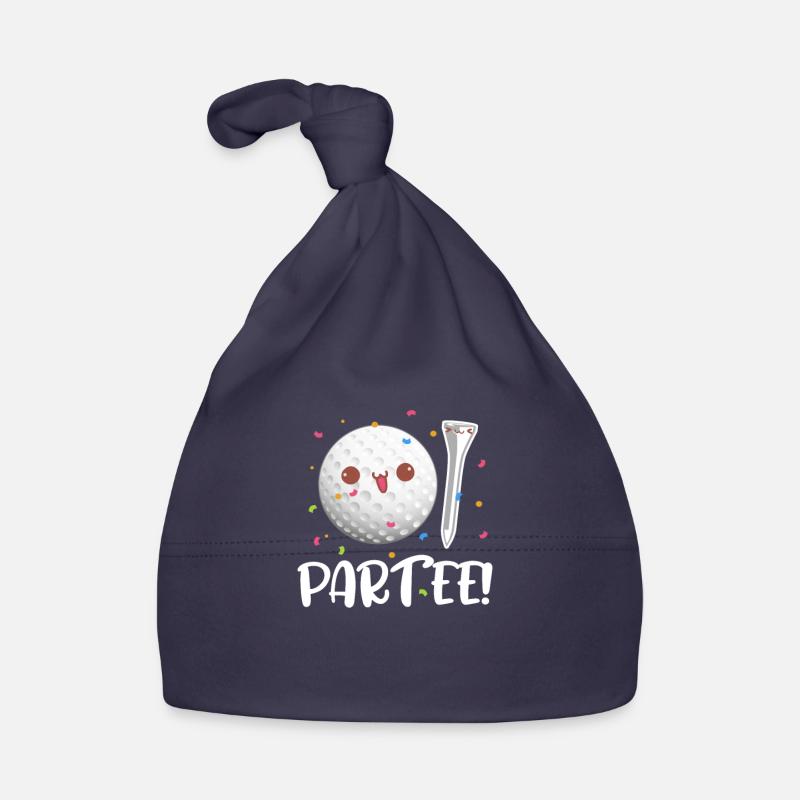 Golf Golfer Golfschläger Golfball Geschenk Baby Bio-Mütze