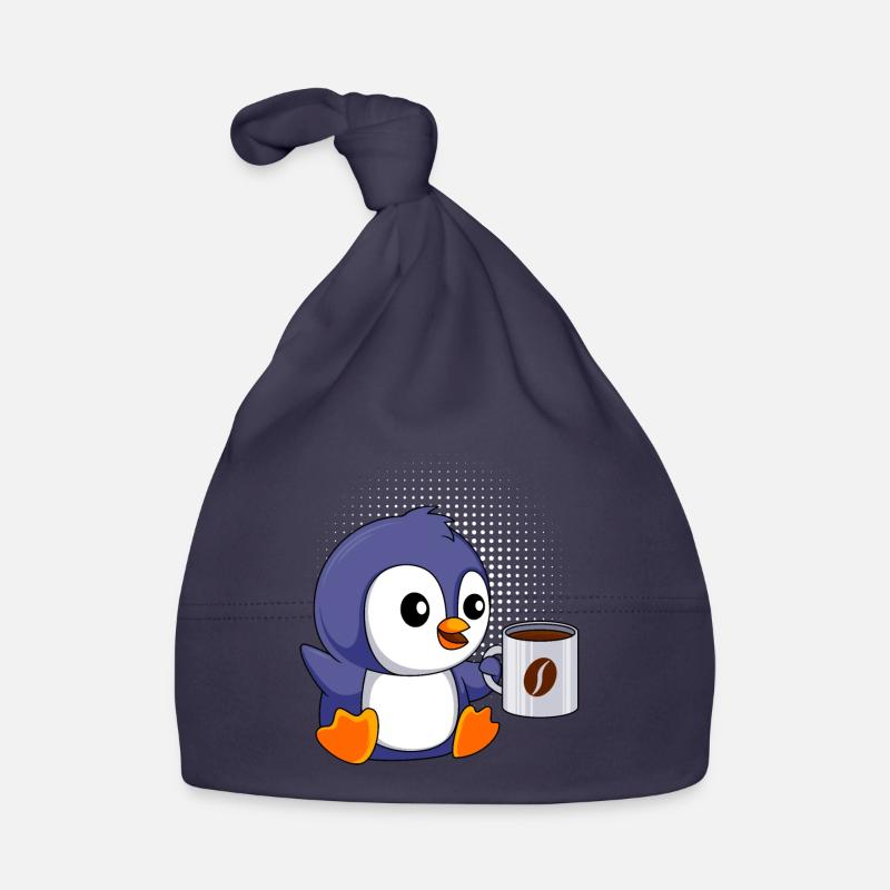 Café Pingouin Bébé Pingouin Café Junkie Bonnet bio Bébé