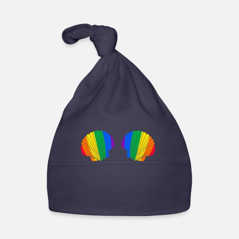 Shell Bikini Bh Mermaid Pride LGBTQ Kostuum Bio-muts voor baby's