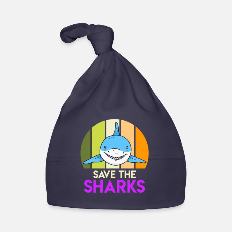 Sauvez les requins Protection des requins Requin Bonnet bio Bébé