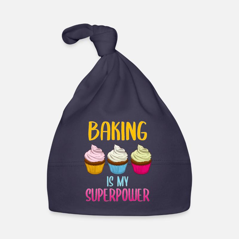 Baking Is My Superpower Baker Pastry Chef Organic Baby Cap