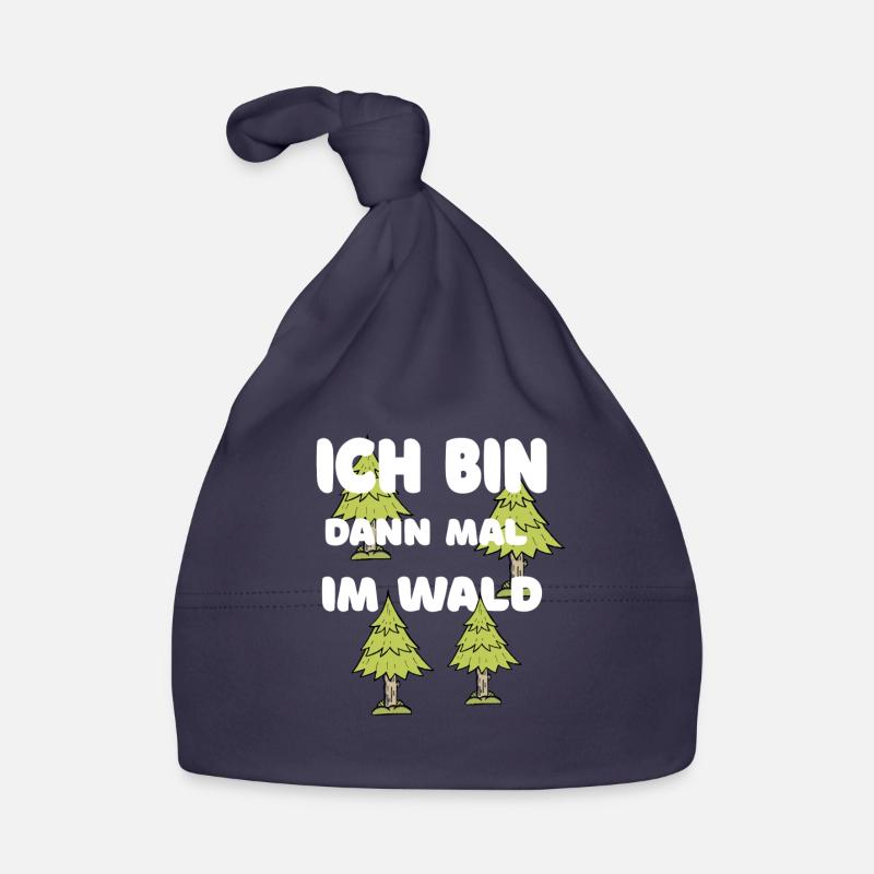 ICH BIN DANN MAL IM WALD Baby Bio-Mütze