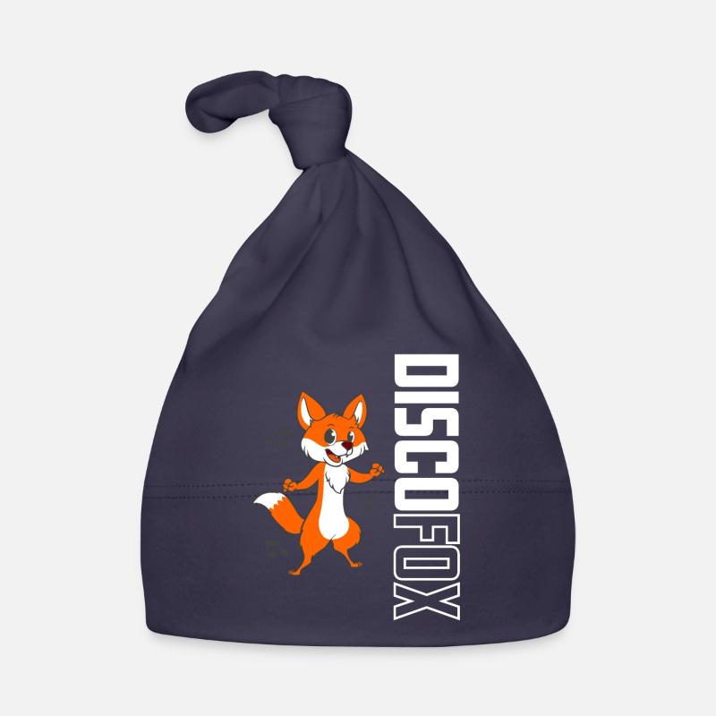 Disco fuchs - Baby Bio-Mütze - Navy