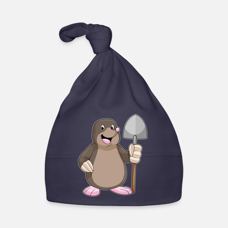 Mole Miner Shovel Mining Organic Baby Cap