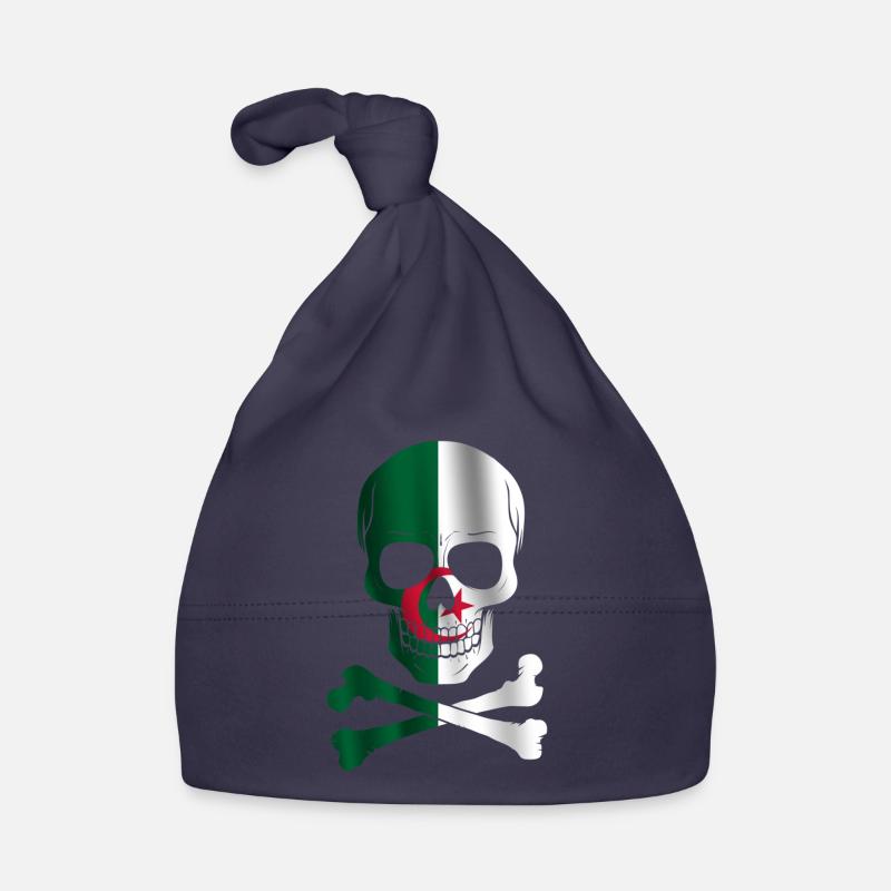 Algeria Flag Organic Baby Cap