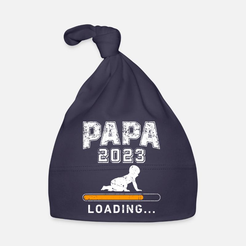 Papa 2023 loading werdender Papa 2023 Vater 2023 Baby Bio-Mütze