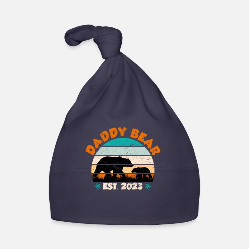 Daddy Bear Werdender Papa 2023 Baby Bio-Mütze