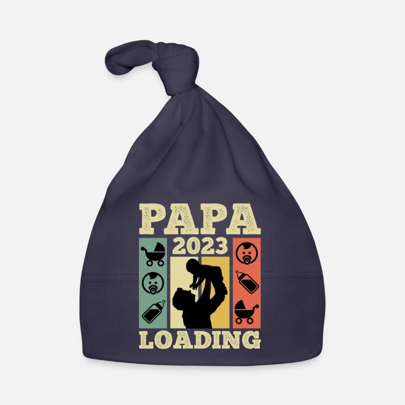Dad 2023 loading Dad-to-be 2023 Organic Baby Cap