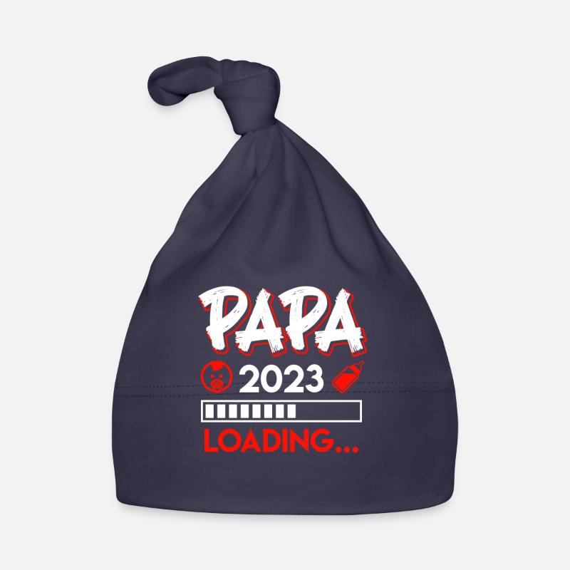 Papa 2023 loading werdender Papa Vater 2023 Baby Bio-Mütze