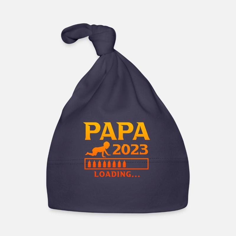 Dad 2023 laoding Dad-to-be Organic Baby Cap