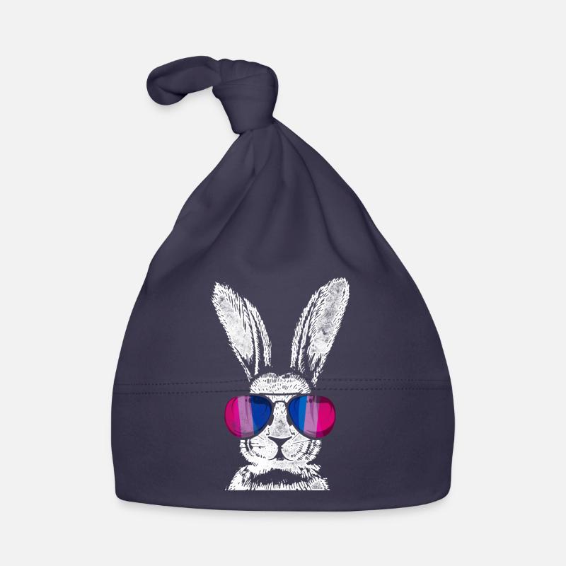 Bisexual Bi Pride Flag Rabbit Baby Bio-Mütze