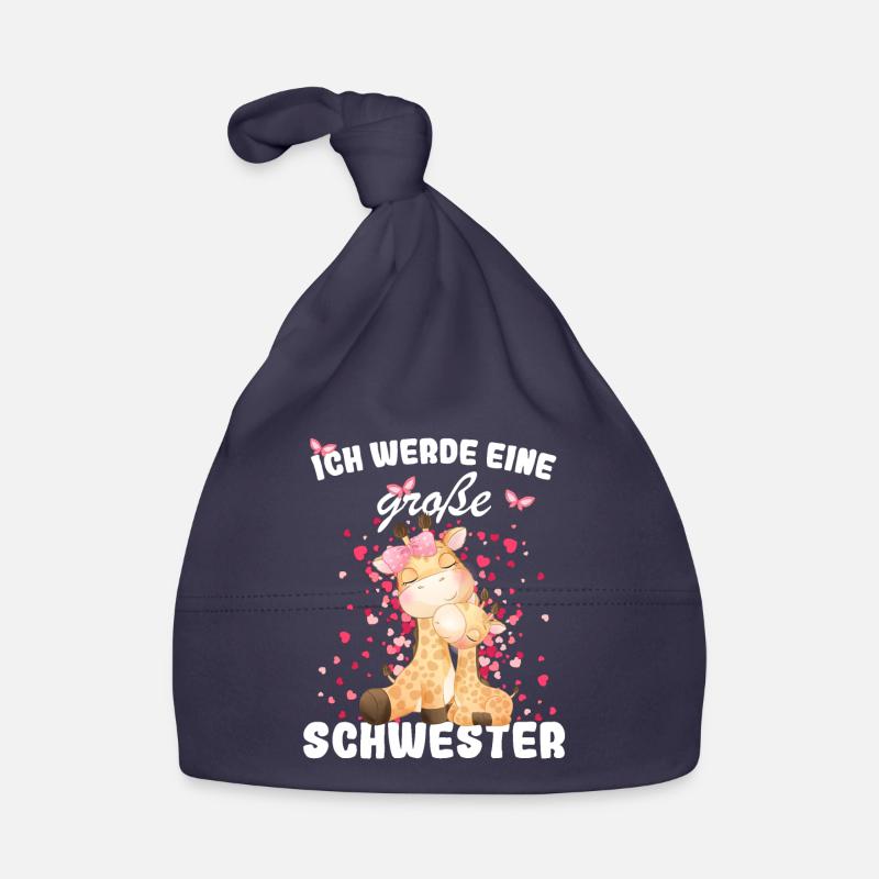 Ich Werde Eine Große Schwester 2023 Baby Bio-Mütze