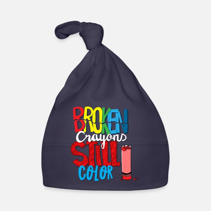Broken Crayons Still Color Organic Baby Cap