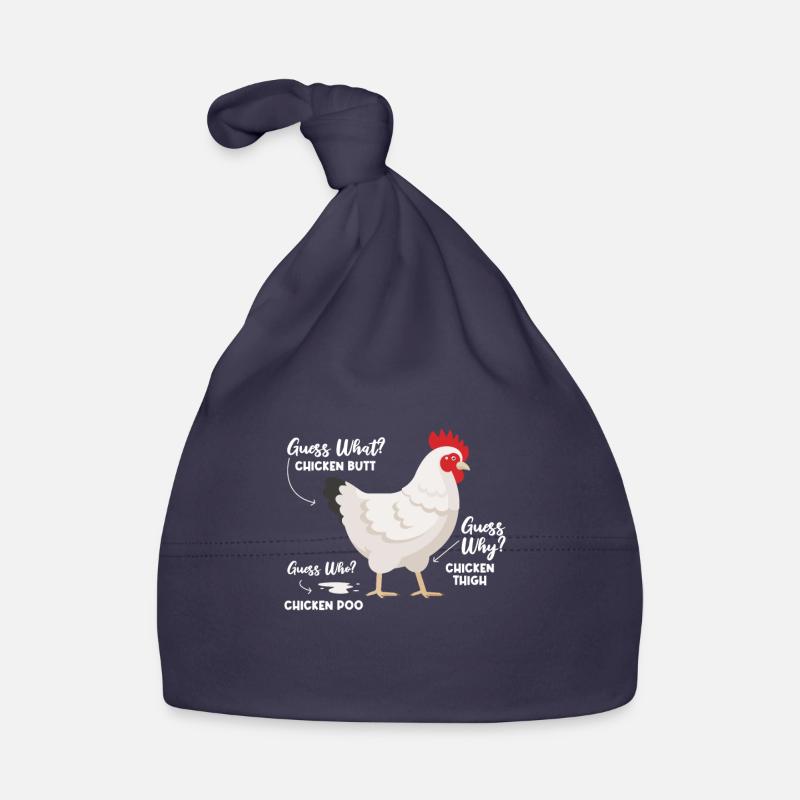 Chicken Farm Poultry Rooster Chickens Gift Organic Baby Cap