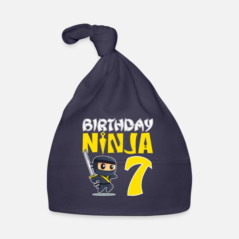 Anniversaire Ninja Pour Les Petits Ninjas pour leur 7ème Anniversaire Bonnet bio Bébé