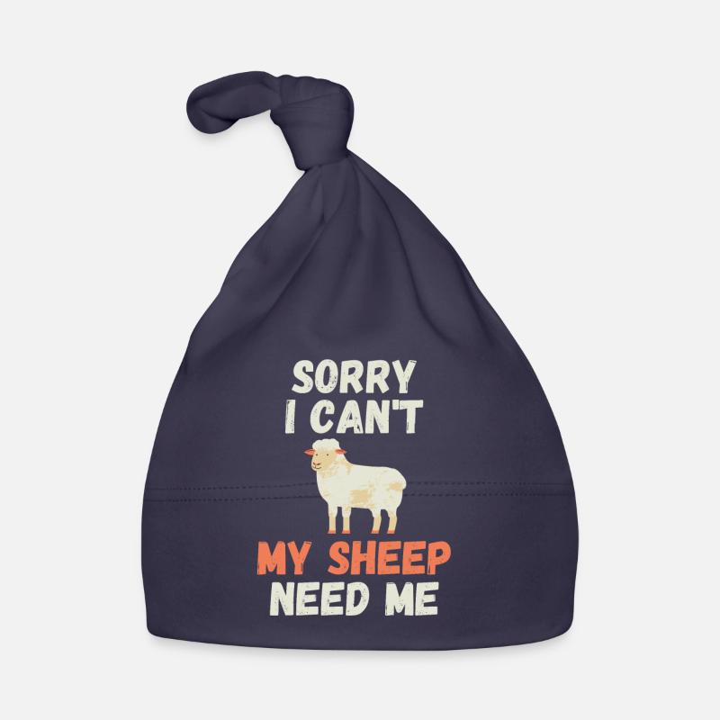 Sorry I Can't My Sheep Need Me Baby Bio-Mütze