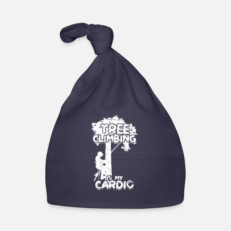 Baumklettern ist mein Cardio Logger Baumkletterer - Baby Bio-Mütze