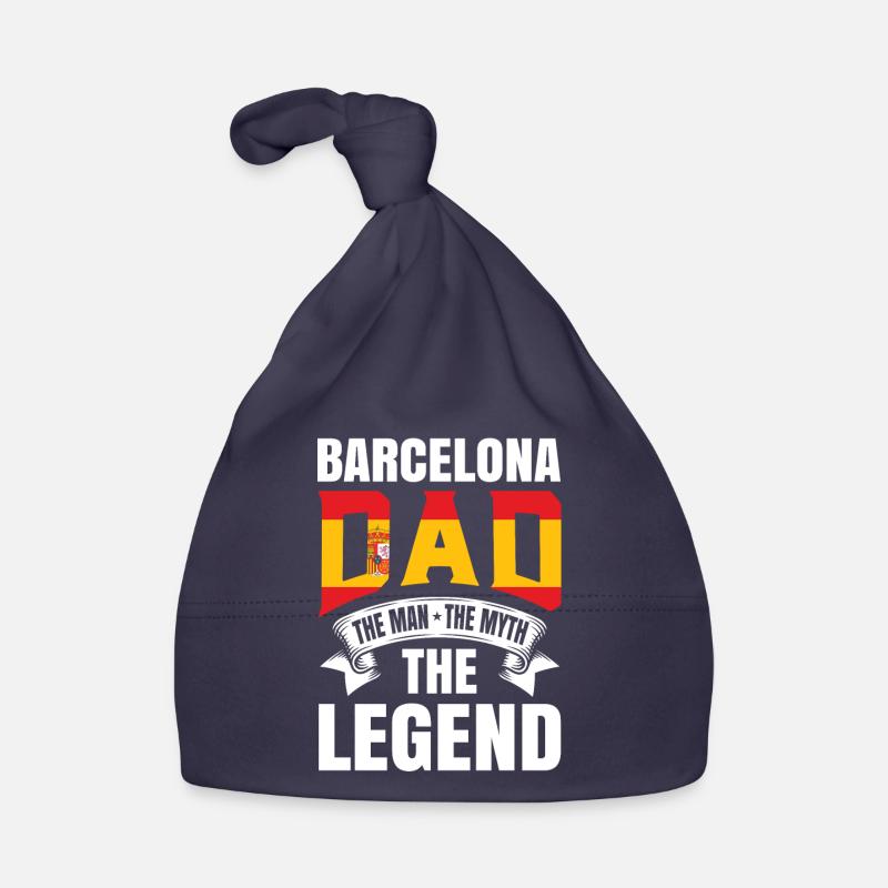 Barcelona father gift Organic Baby Cap