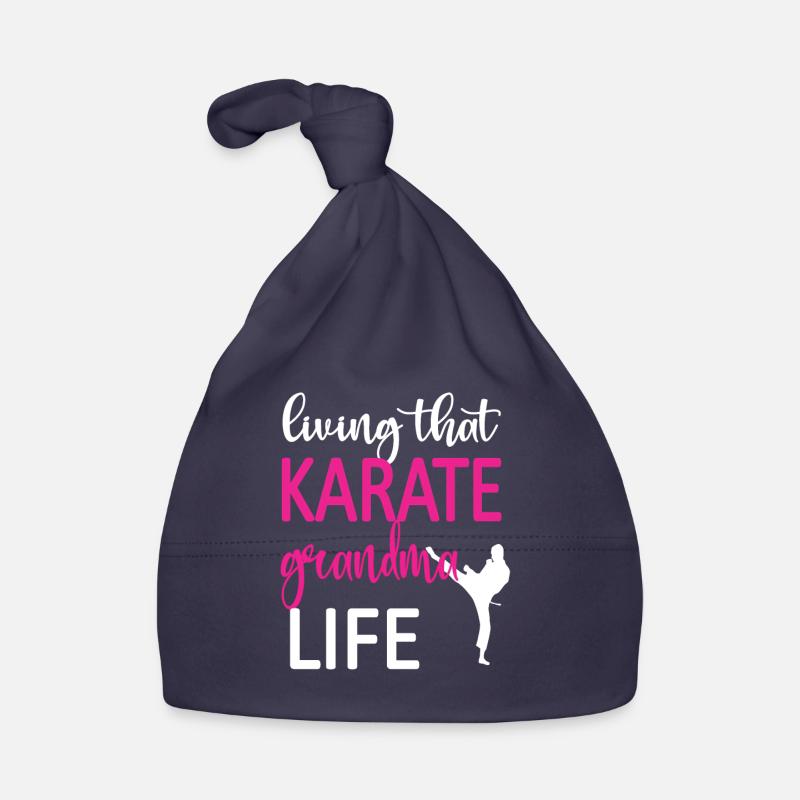 Beste Karate-Oma Geschenk Stolze Karate Großmutter Baby Bio-Mütze