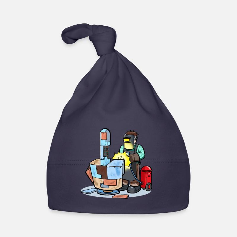 Welding Metal Middle Finger Welder Organic Baby Cap