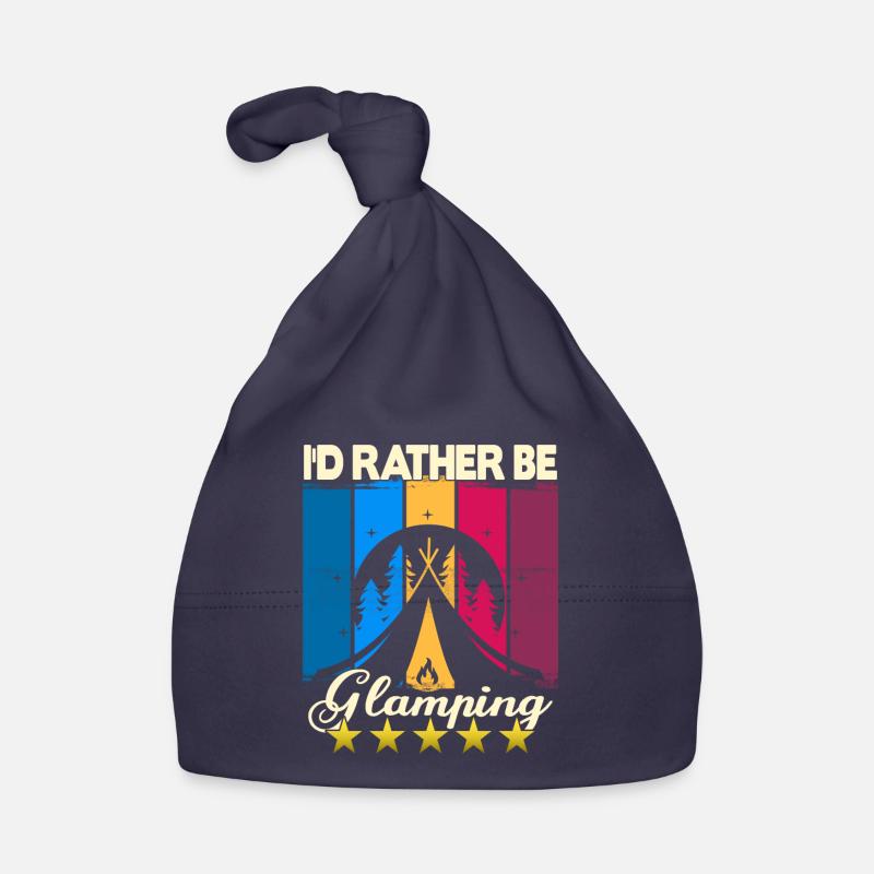 I'd rather be Glamping Baby Bio-Mütze