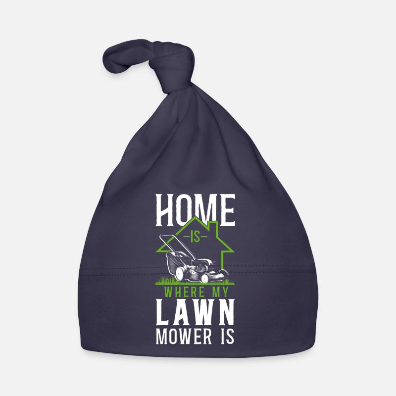 Lawn Mower Mowing Dad Father Baby Bio-Mütze
