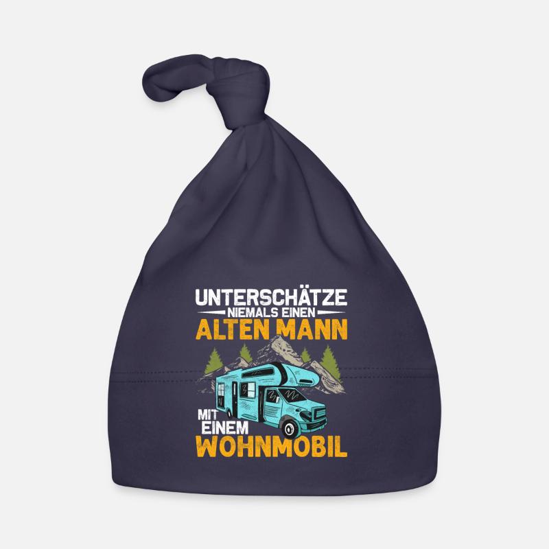 Unterschätze niemals Mann mit einem Wohnmobil Camp Baby Bio-Mütze